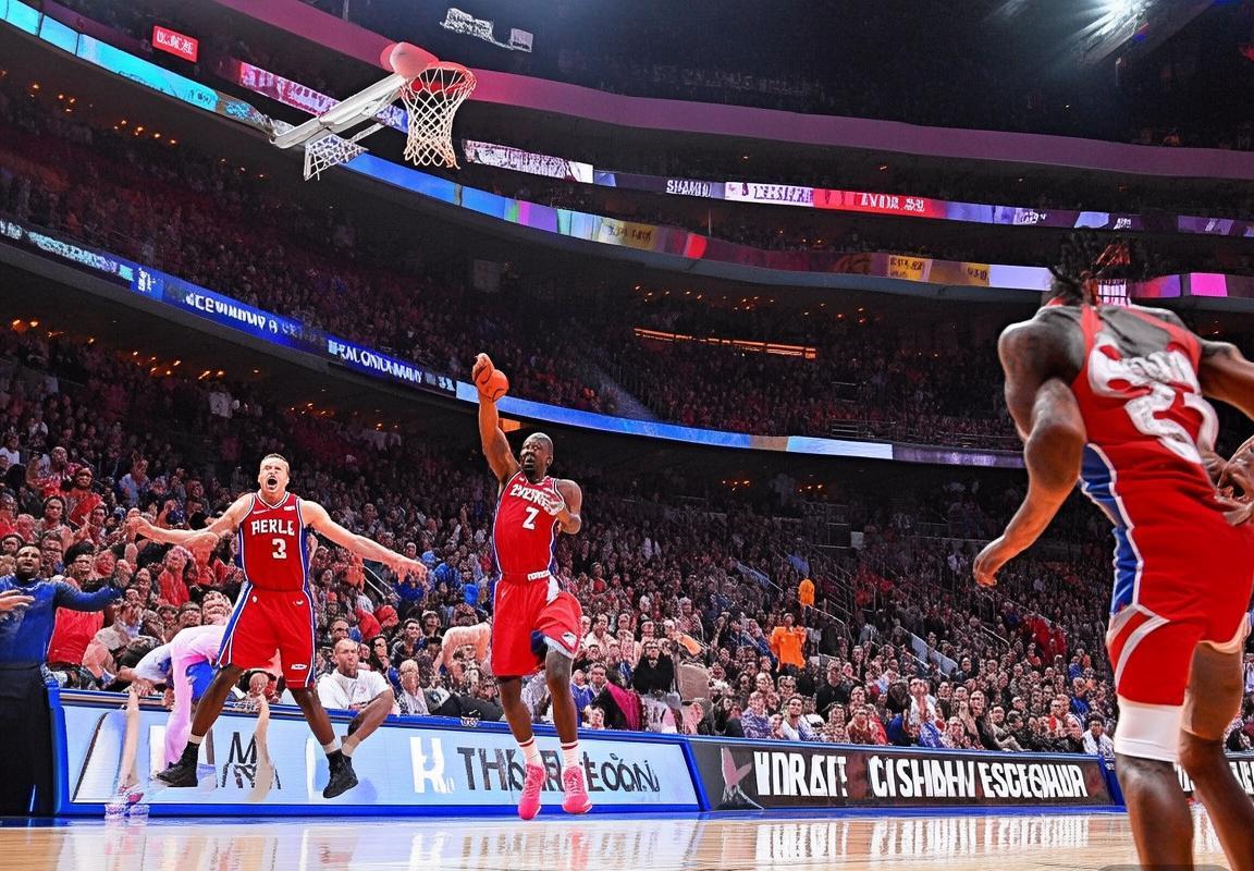 76人险胜火箭：恩比德领军下的NBA焦点战精彩瞬间